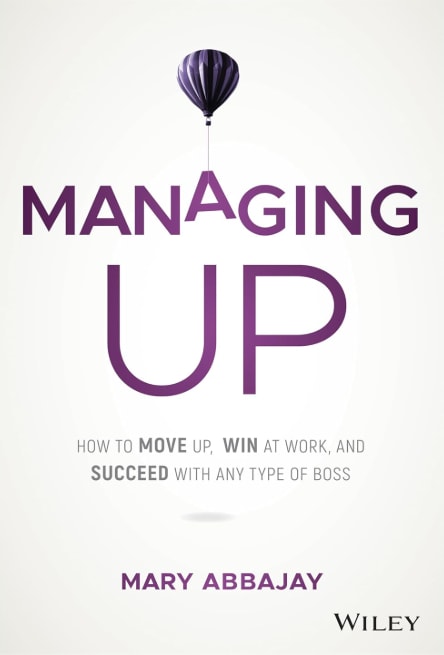 The cover of one of the top professional develolpment books, Managing Up