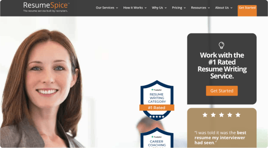 Top resume writing service ResumeSpice's home