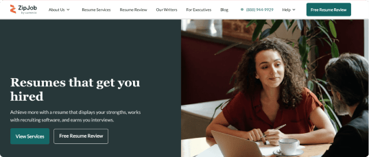 Best executive resume writing services ZipJob's homepage