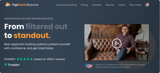 Best resume writing services TopStack's homepage 