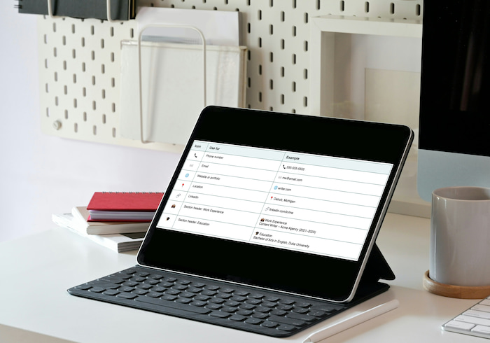 How and When to Use Resume Icons in 2026