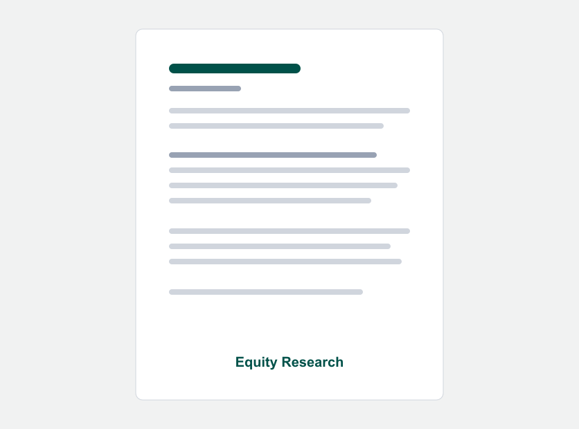 equity research cover letter