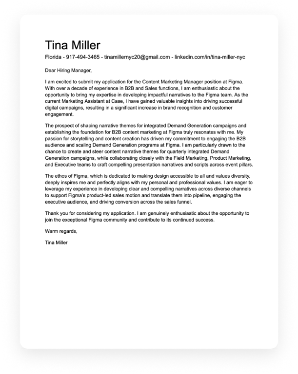 Google Docs cover letter template 1