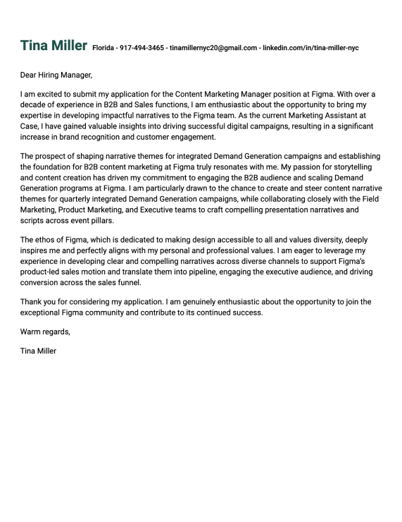 Google Docs cover letter template 5
