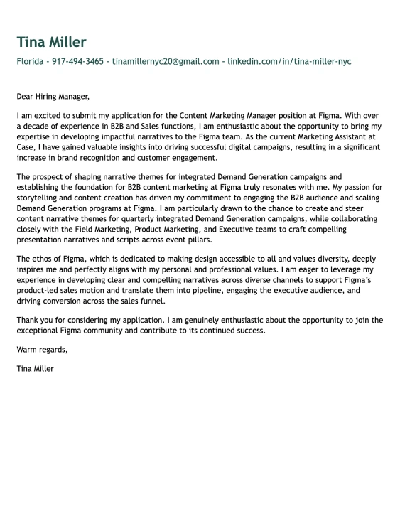 Google Docs cover letter template 6