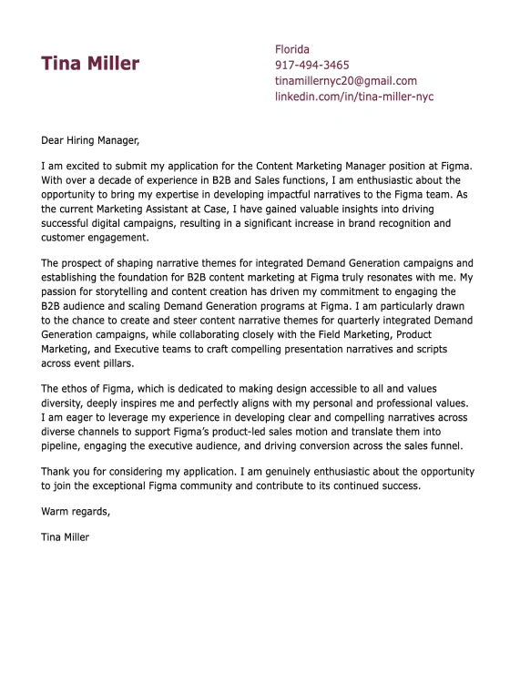 Google Docs cover letter template 8