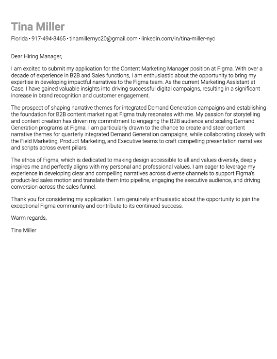 Modern cover letter template 5