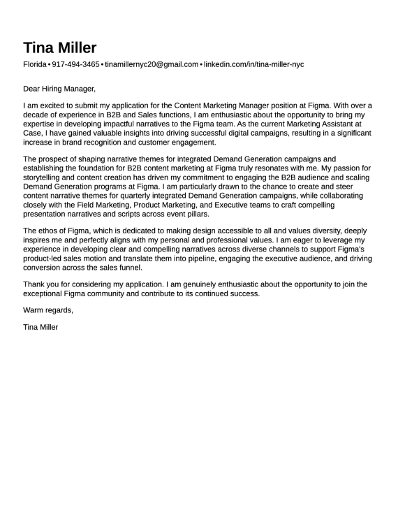 Modern cover letter template 7