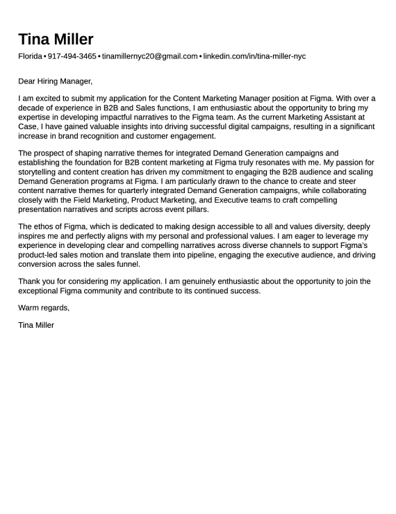Traditional cover letter template 9