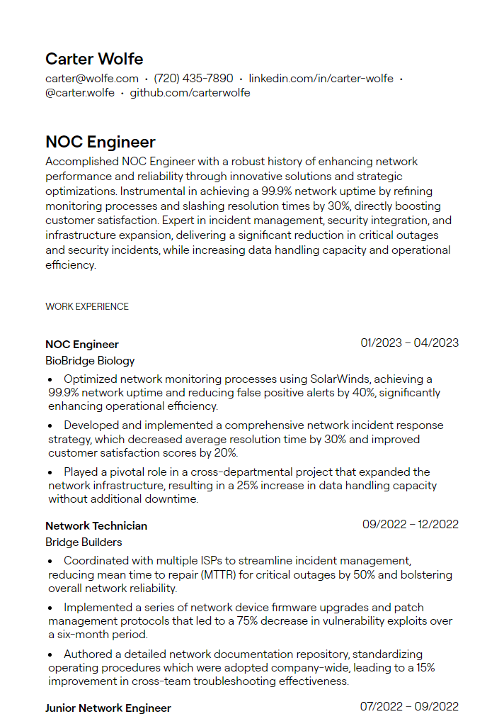 physiotherapist resume