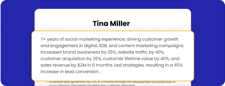 Resume Summary Generator