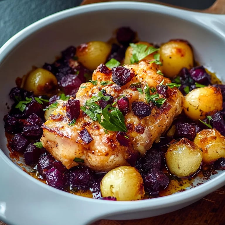 Knödel-Rotkohl-Auflauf