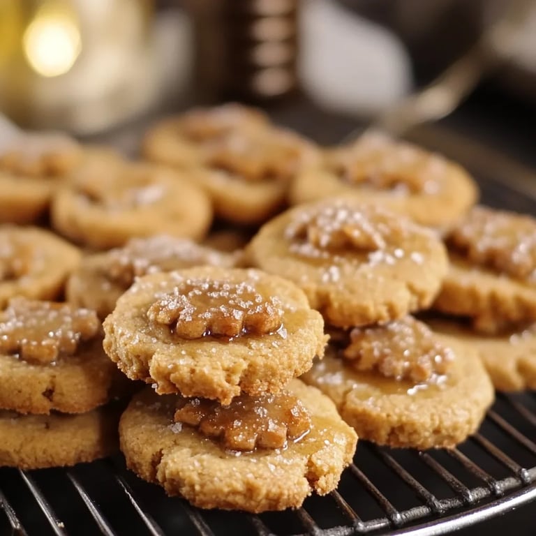 Walnuss Kekse | mit Honig und Karamell