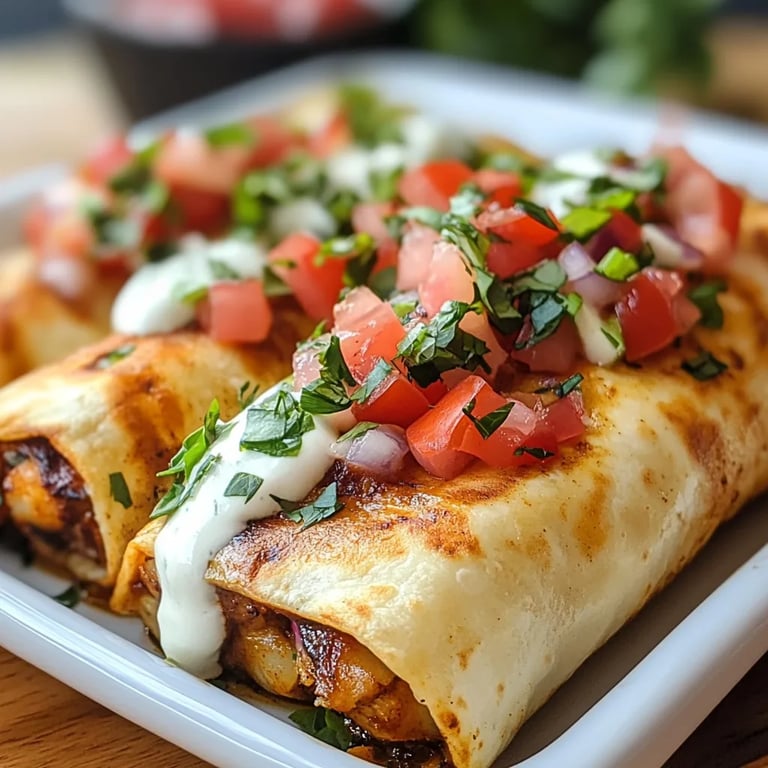 <p>Chimichangas de Pollo: Una Increíble Receta Última</p>