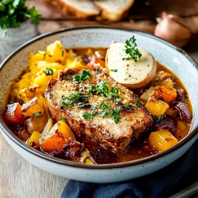 Weihnachtliche Kürbiscremesuppe