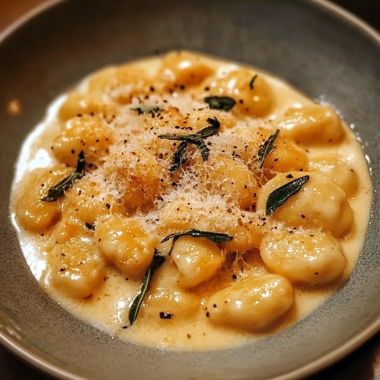 Creamy Pumpkin Gnocchi