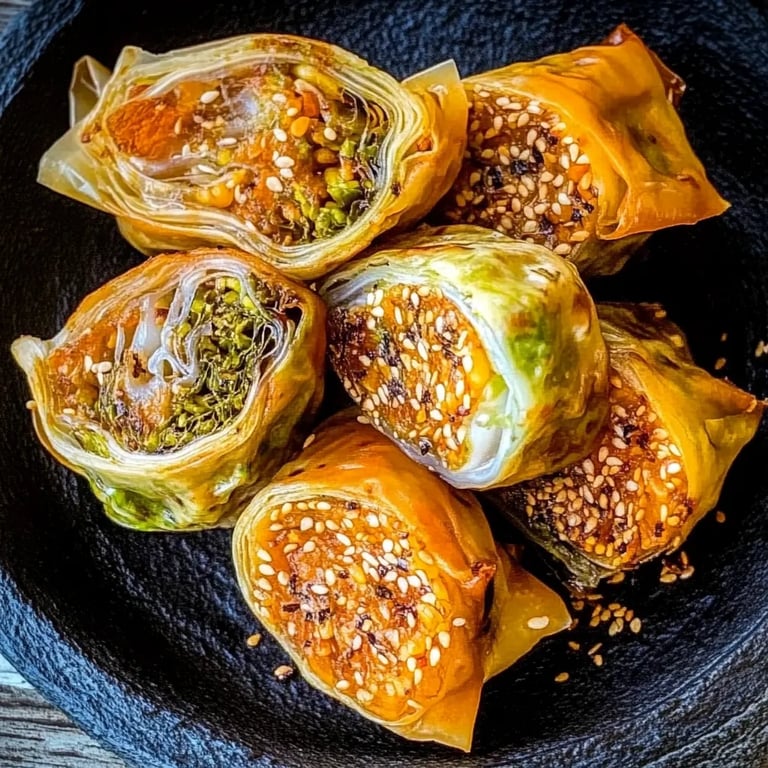 Knusprige Gemüsetaschen