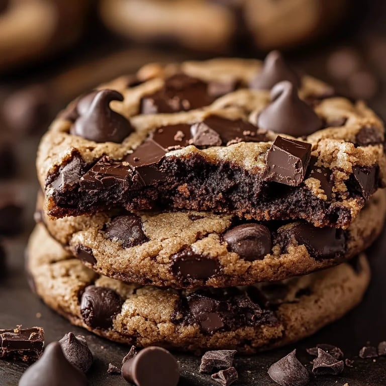 Schokoladenkekse mit Schokostückchen