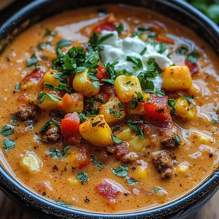 Sopa Cremosa de Taco: Uma Receita Incrível e Definitiva com 7 Ingredientes