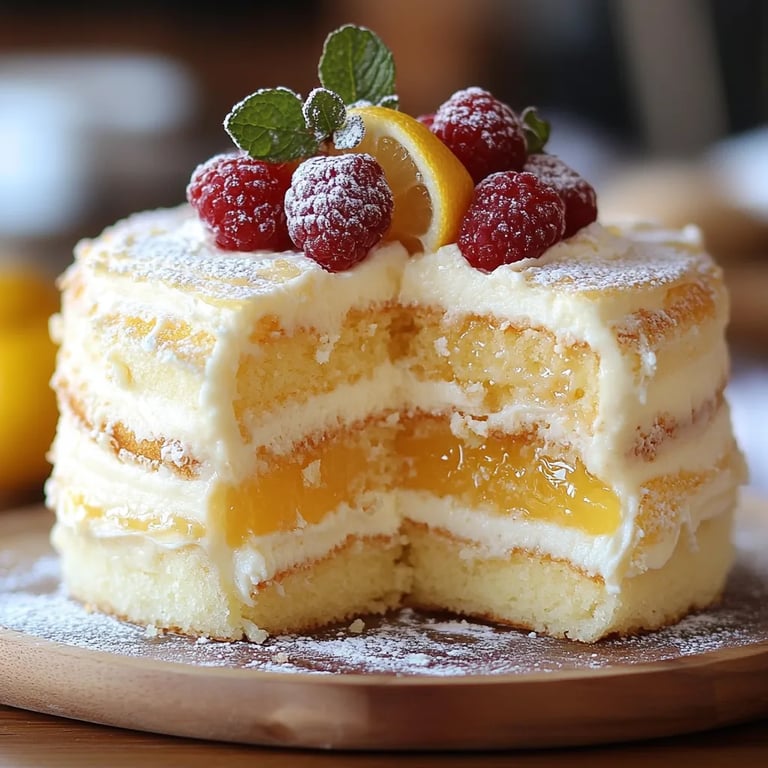 Amazing Lemon Curd Cake: The Ultimate 7-Layer Delight