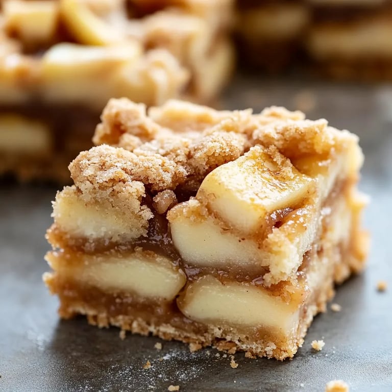 Apple Crisp Shortbread Bars