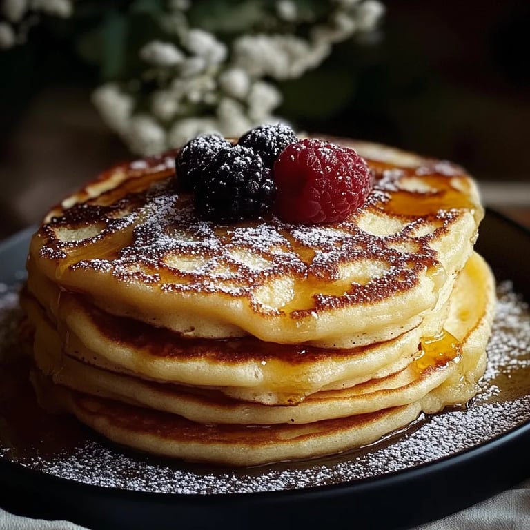 Einfache Apfelpfannkuchen