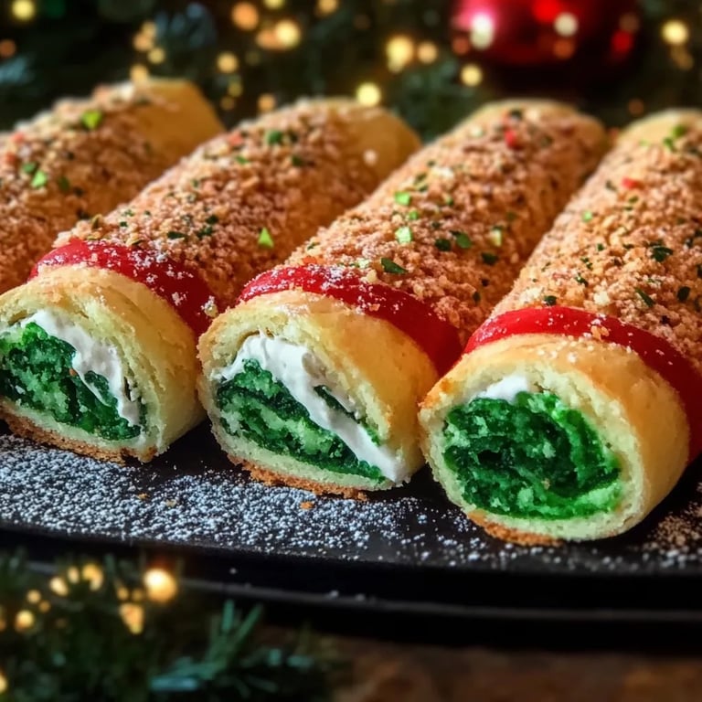 Weihnachtskuchenrolle
