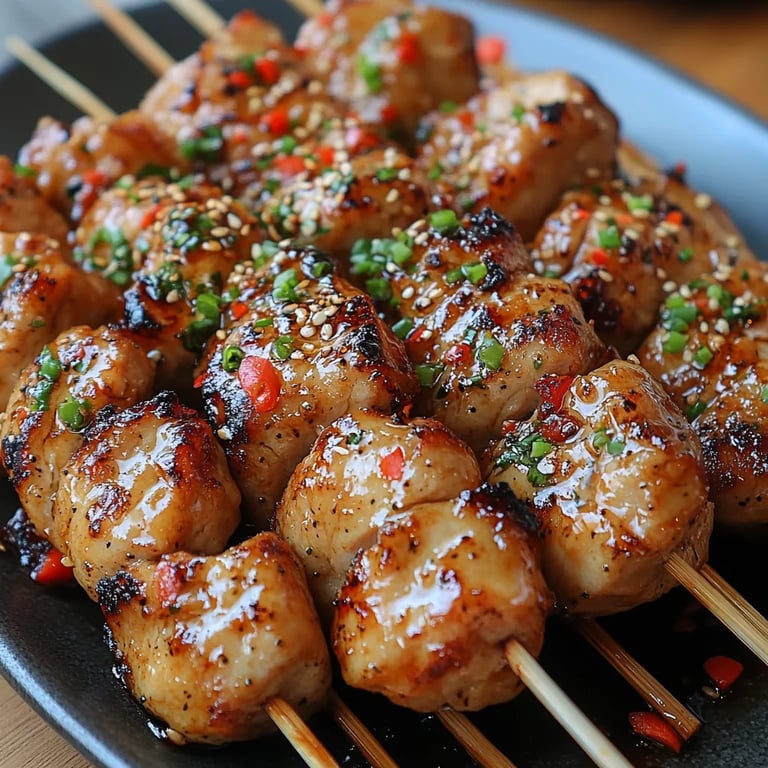 Brochetas de Pollo Teriyaki: Una Increíble Receta Esencial