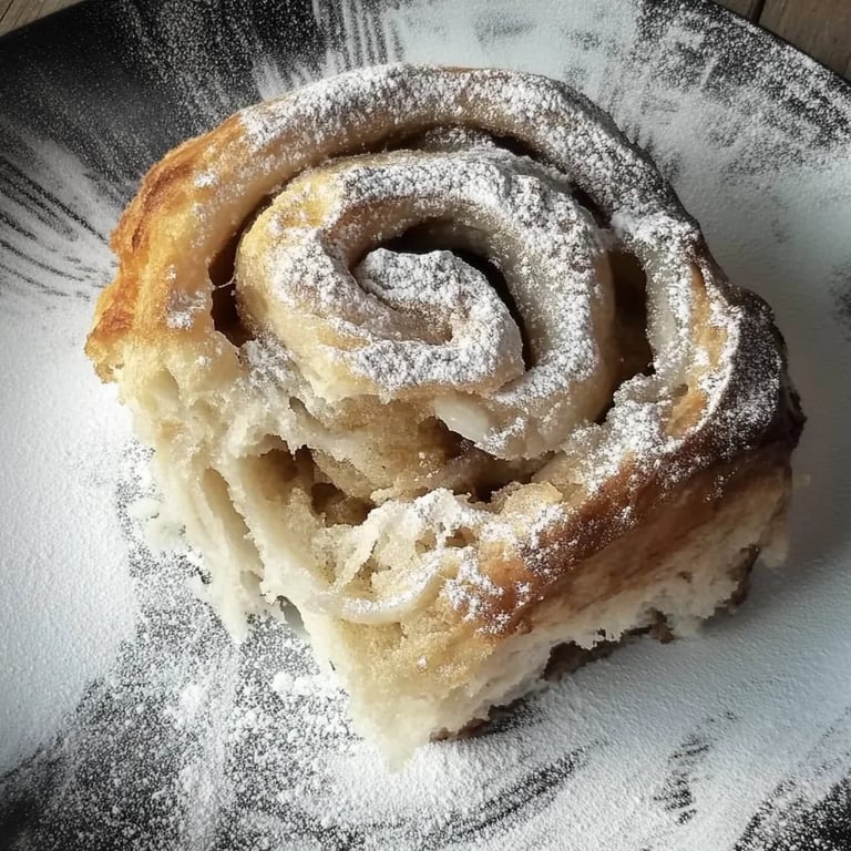 Zimtschnecken mit Sahneguss