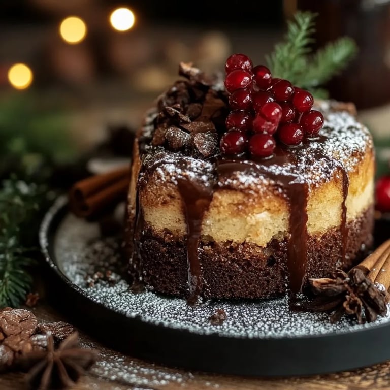 Kirsch-Gewürz-Marmorkuchen