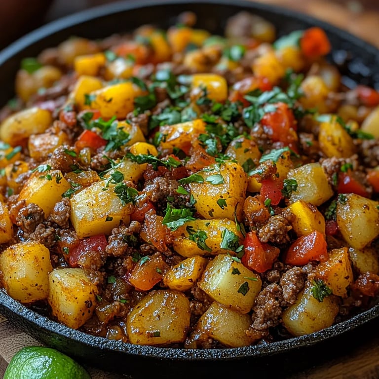Salteado Mexicano de Carne Molida con Papas: Una Receta Increíble y Esencial