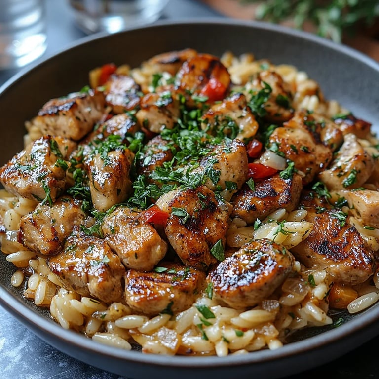 Frango com Limão, Feta e Orzo: Uma Receita Incrível e Definitiva para Todos