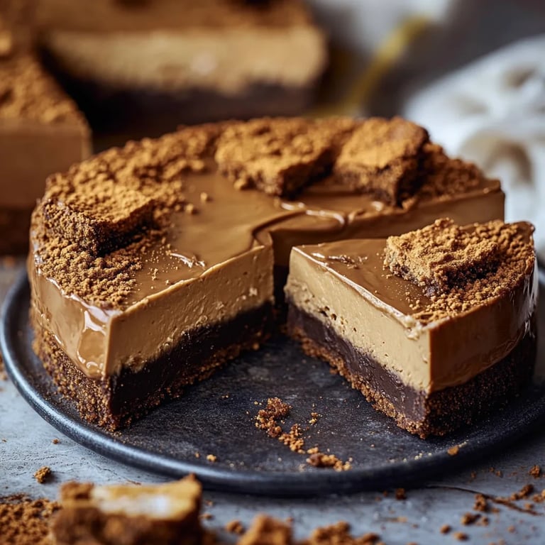 Biscoff-Käsekuchen