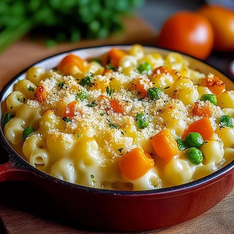 Spätzleauflauf mit Gemüse
