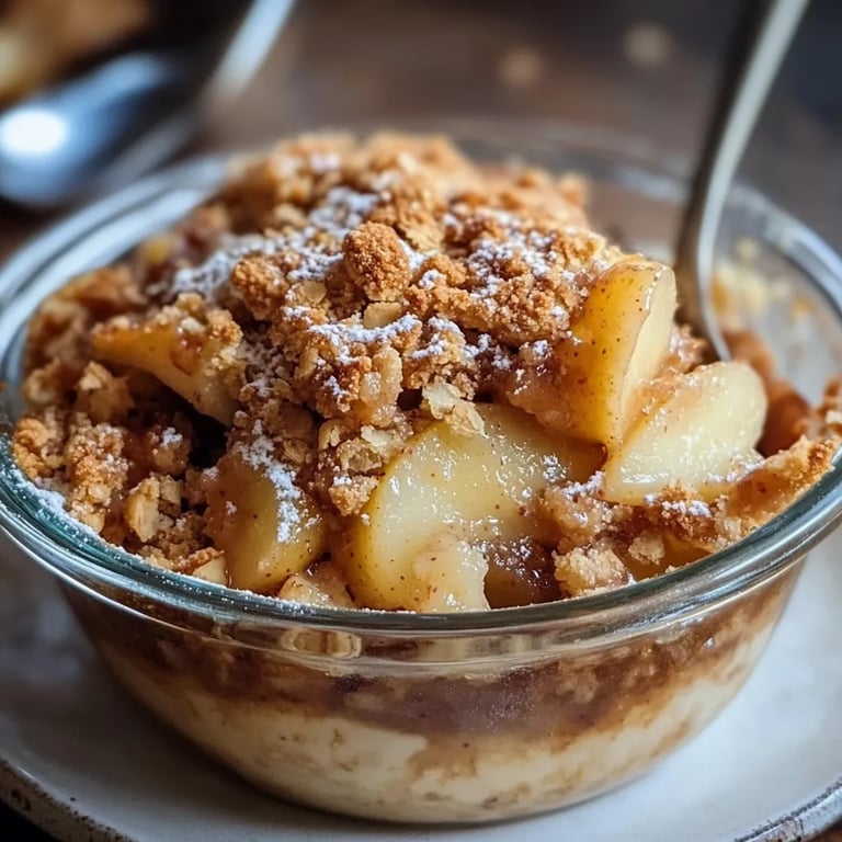 Bratapfel Apfel Crumble