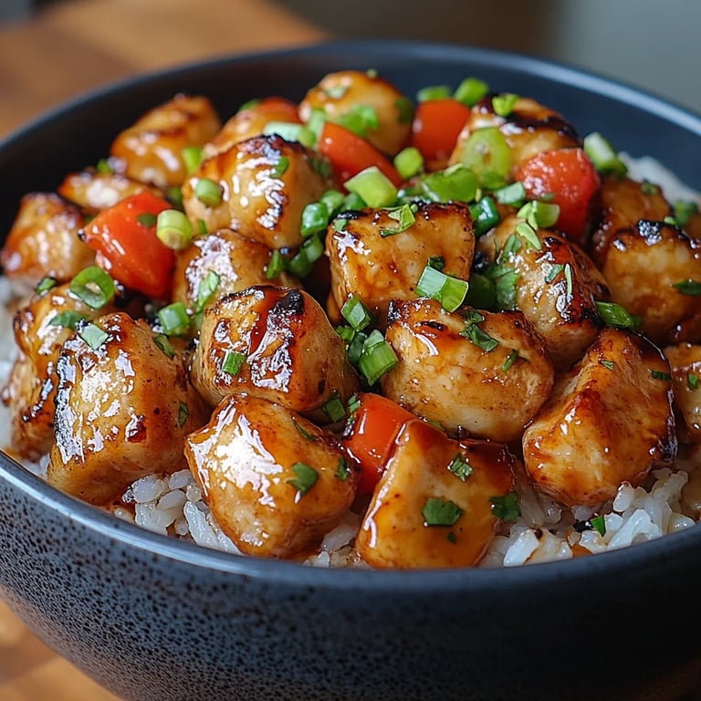 Arroz con Pollo a la Barbacoa con Miel: Una Increíble Receta Última