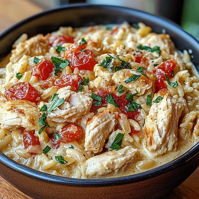 <p>Creamy Tuscan Chicken Orzo: An Amazing Ultimate Recipe</p>