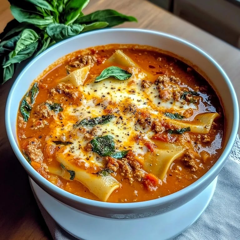Easy Viral Lasagna Soup (One Pot!)