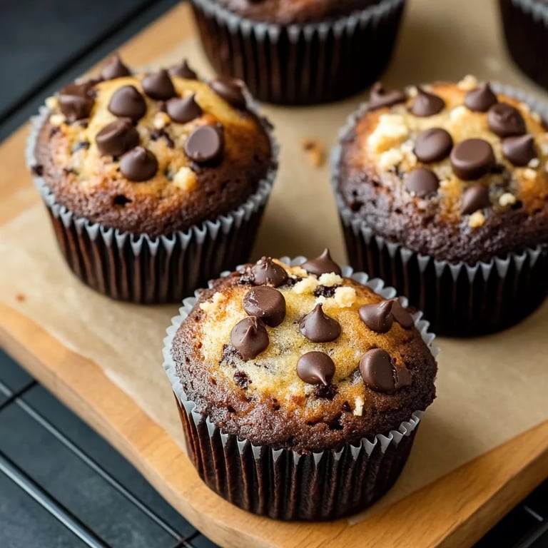 Muffins mit Schokostücken