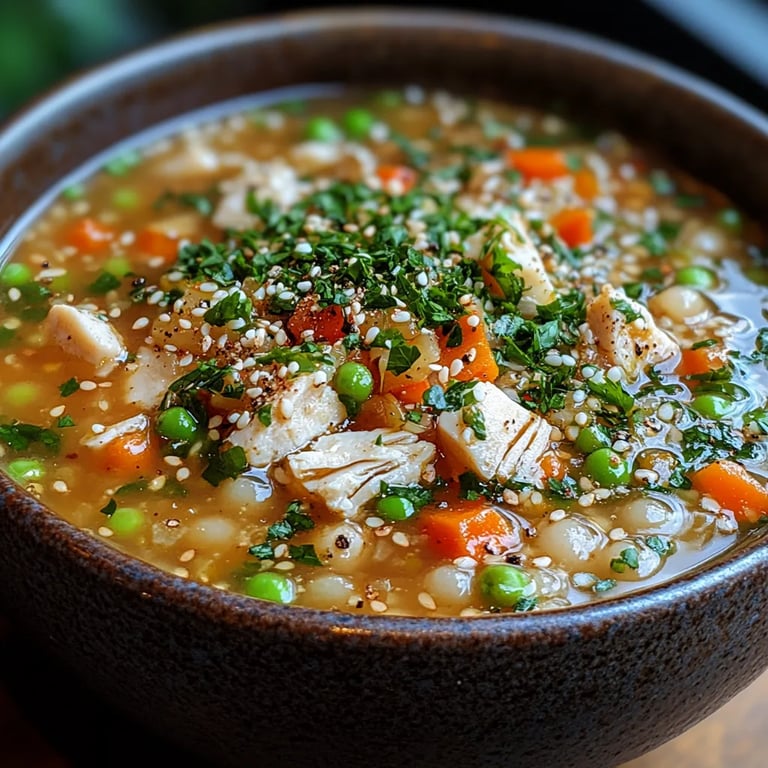 Sopa de Pollo con Cuscús Perlado: Una Increíble Receta Esencial para Confort