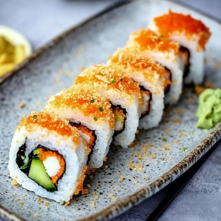 Knuspriges Roll-Sushi