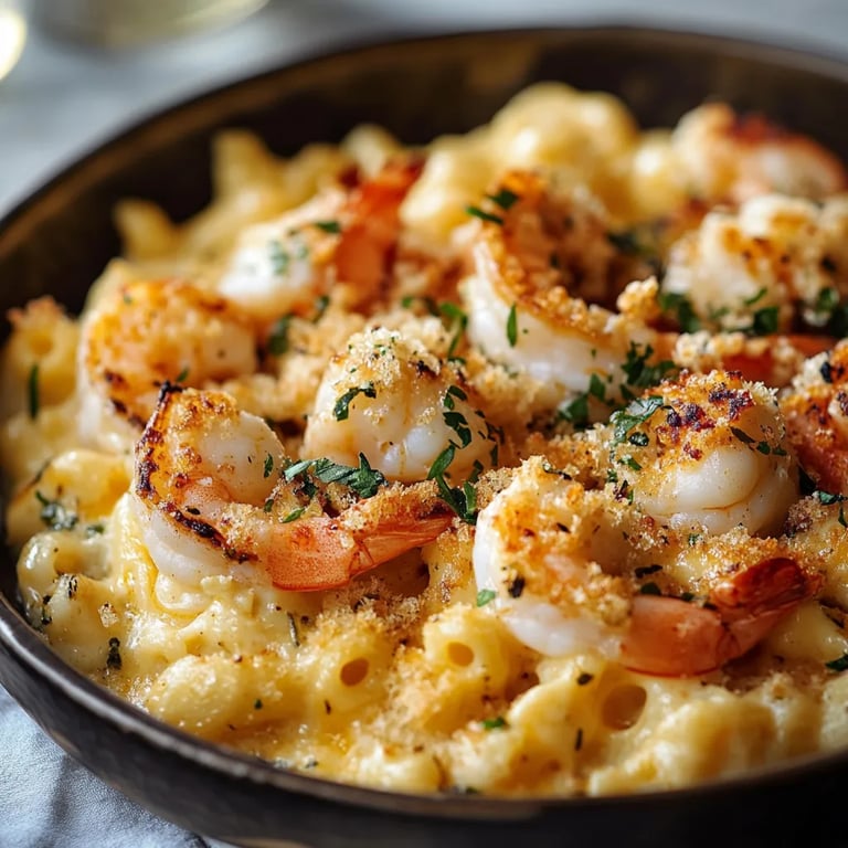 Seafood Mac and Cheese