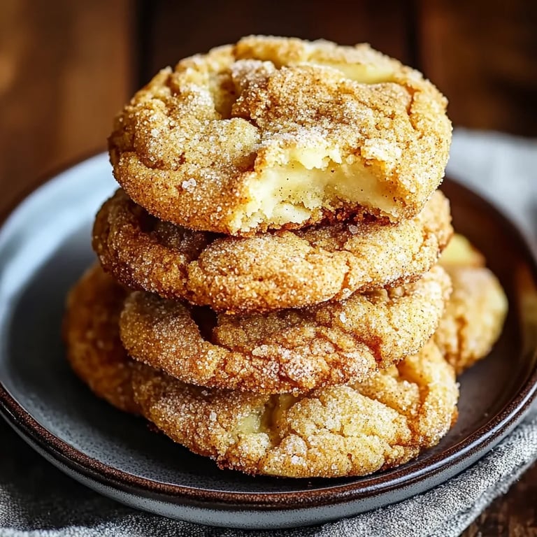 Schnelle Apfel-Zimt-Snickerdoodle-Kekse