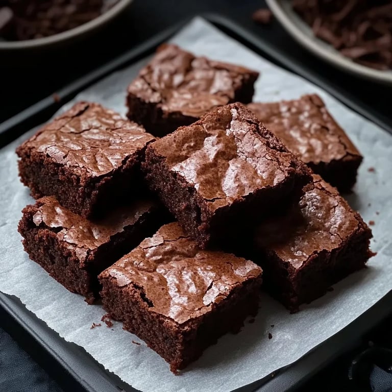 Luftfritteusen-Brownies