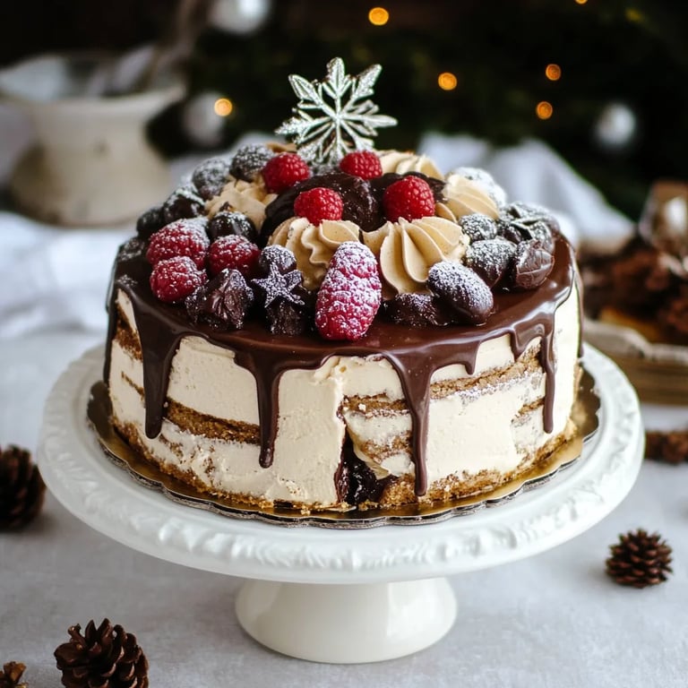 Weihnachtstorte mit Zimtcreme