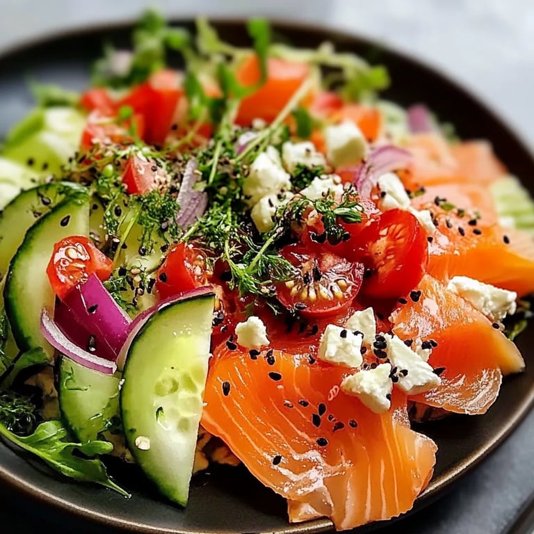 Smoked Salmon Salad