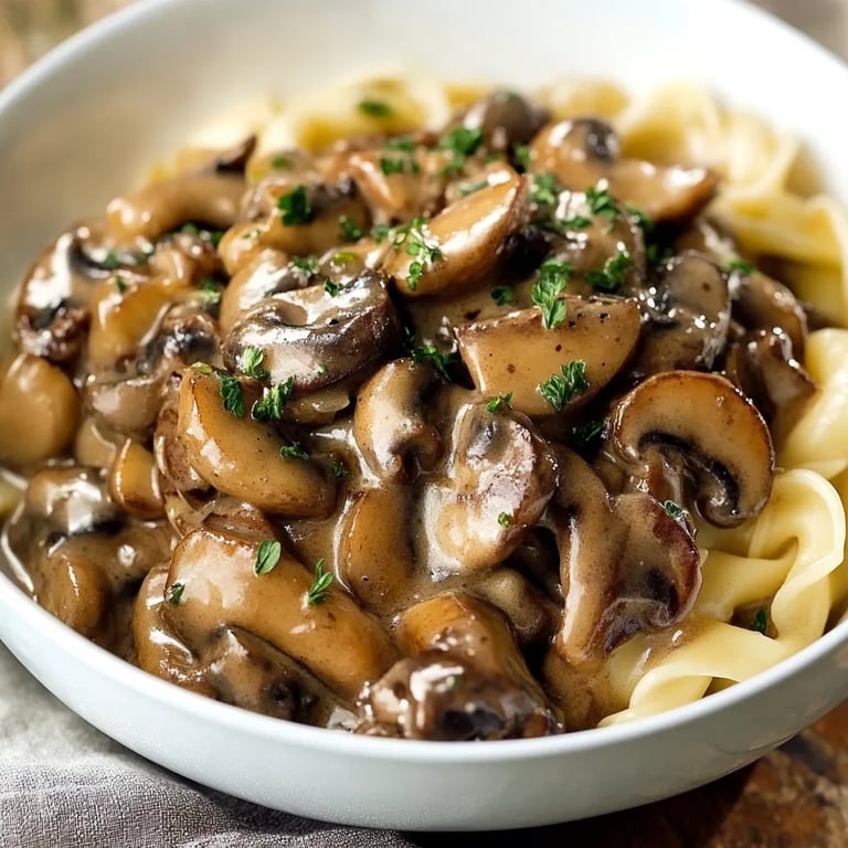 Mushroom Stroganoff