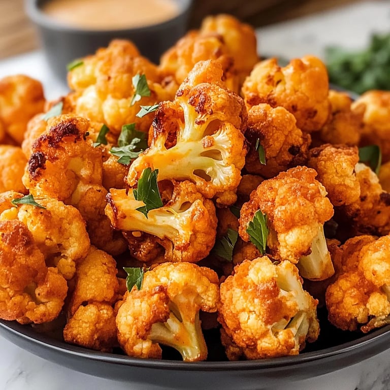 Air Fryer Buffalo Cauliflower