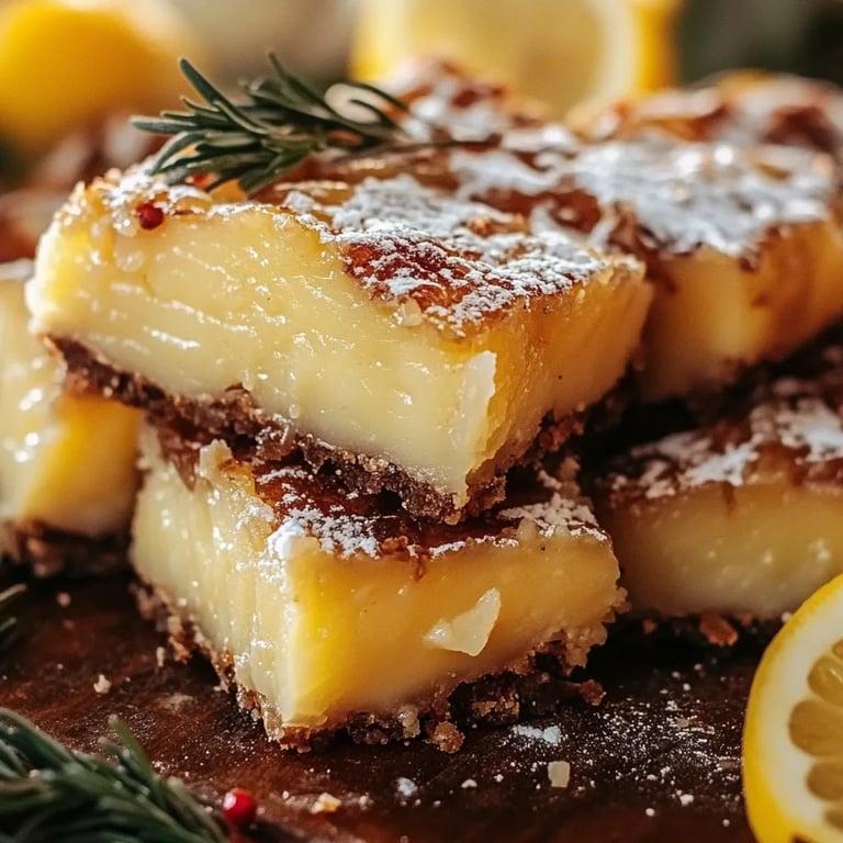 Zitronen-Brownie-Riegel