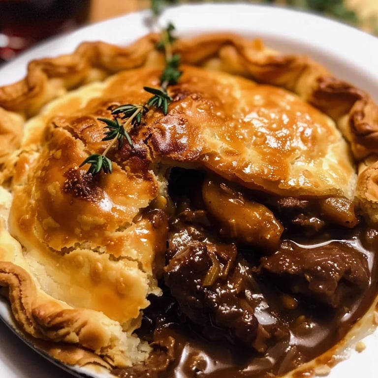 Guinness Braised Beef Pot Pie
